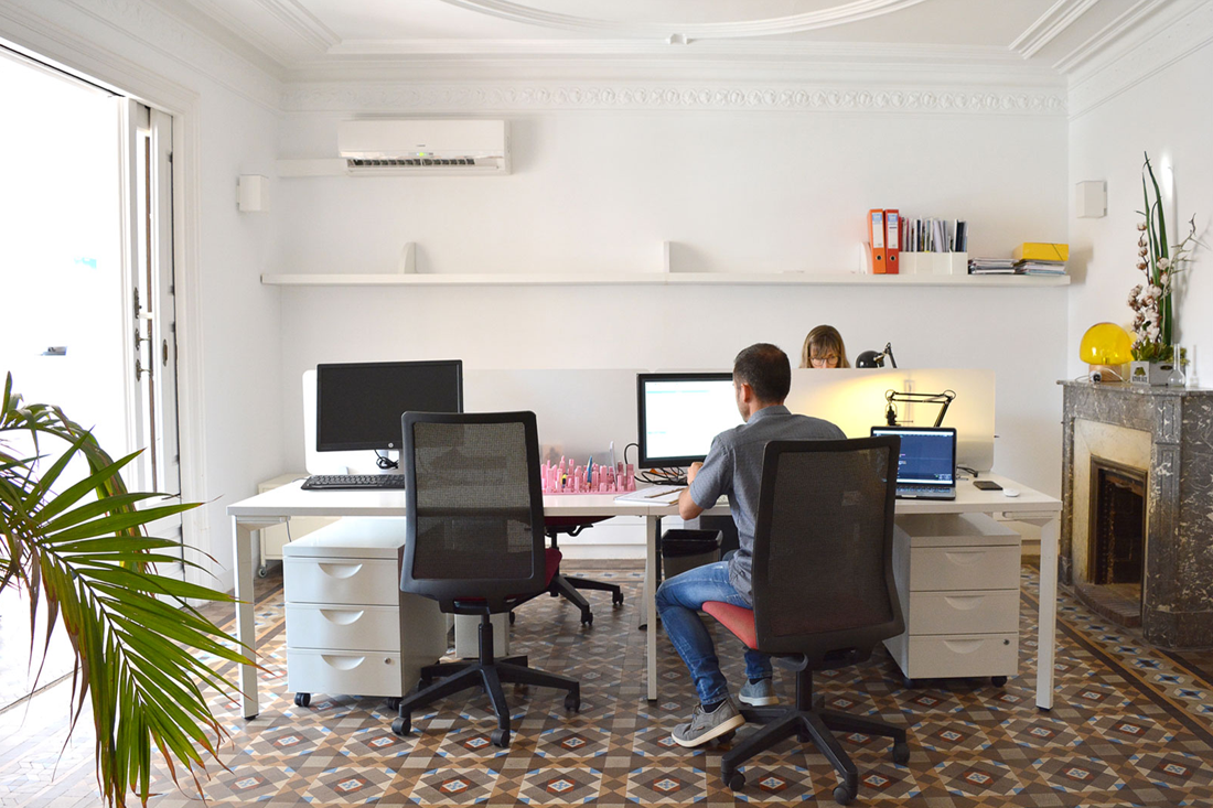 Rambla de Catalunya in Barcelona