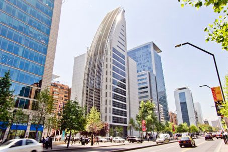 Avenida Apoquindo in Santiago