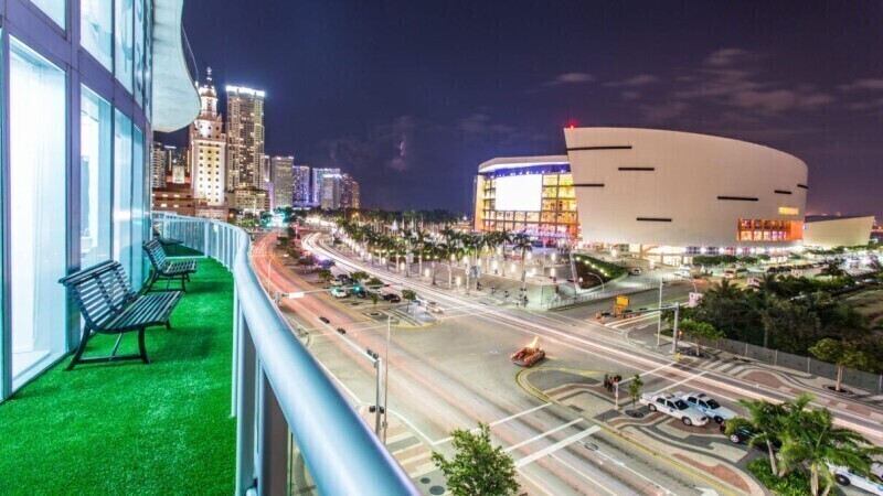 Biscayne Blvd in Miami